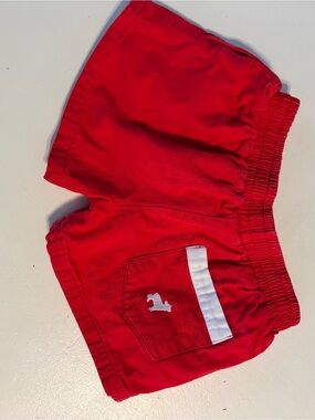 Toddler/Boy Red Elastic-Waist Shorts Little Lamb & Co